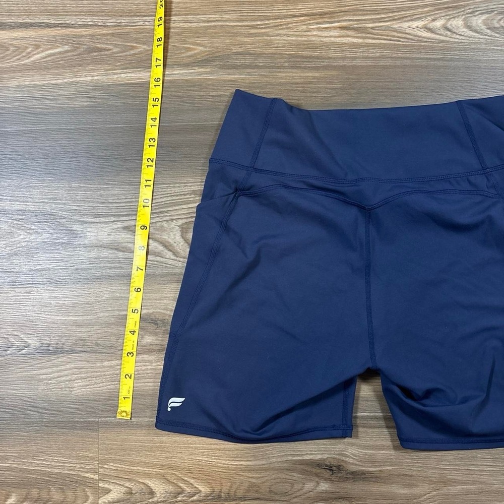 Fabletics PureLuxe 4" Shorts Navy Blue - Picture 4 of 5